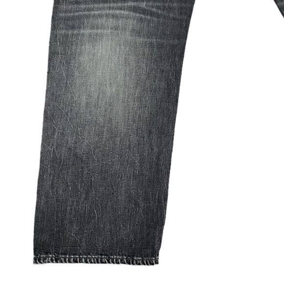 Polo Ralph Lauren New 48/32 Authentic Denim Rope Dyed Gothic Print Black BigTall - Picture 9 of 11